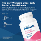 Bariatric Fusion One Per Day Multivitamínico Bariátrico con Hierro para Mujeres - 90 Cápsulas (3 Meses)