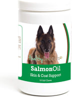 Healthy Breeds - Snacks Blandos de Aceite de Salmón para Perros Belgian Tervuren, 120 unidades