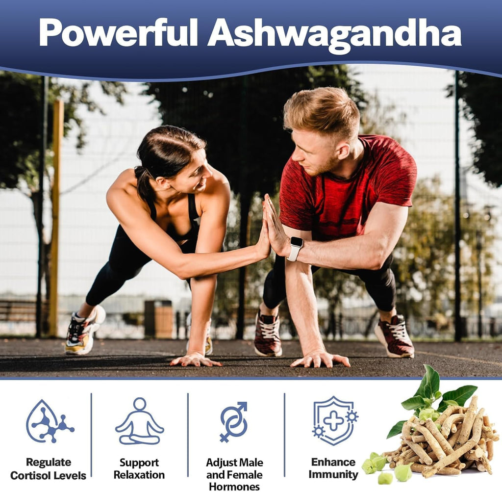Suplemento 25-en-1 de Musgo de Mar, Aceite de Semilla Negra, Ashwagandha, Jengibre y Shilajit - 120 Cápsulas Veganas