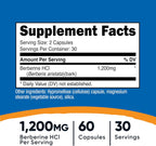 Nutricost Berberine HCl 600 mg, 120 Cápsulas Veganas (2 Frascos)