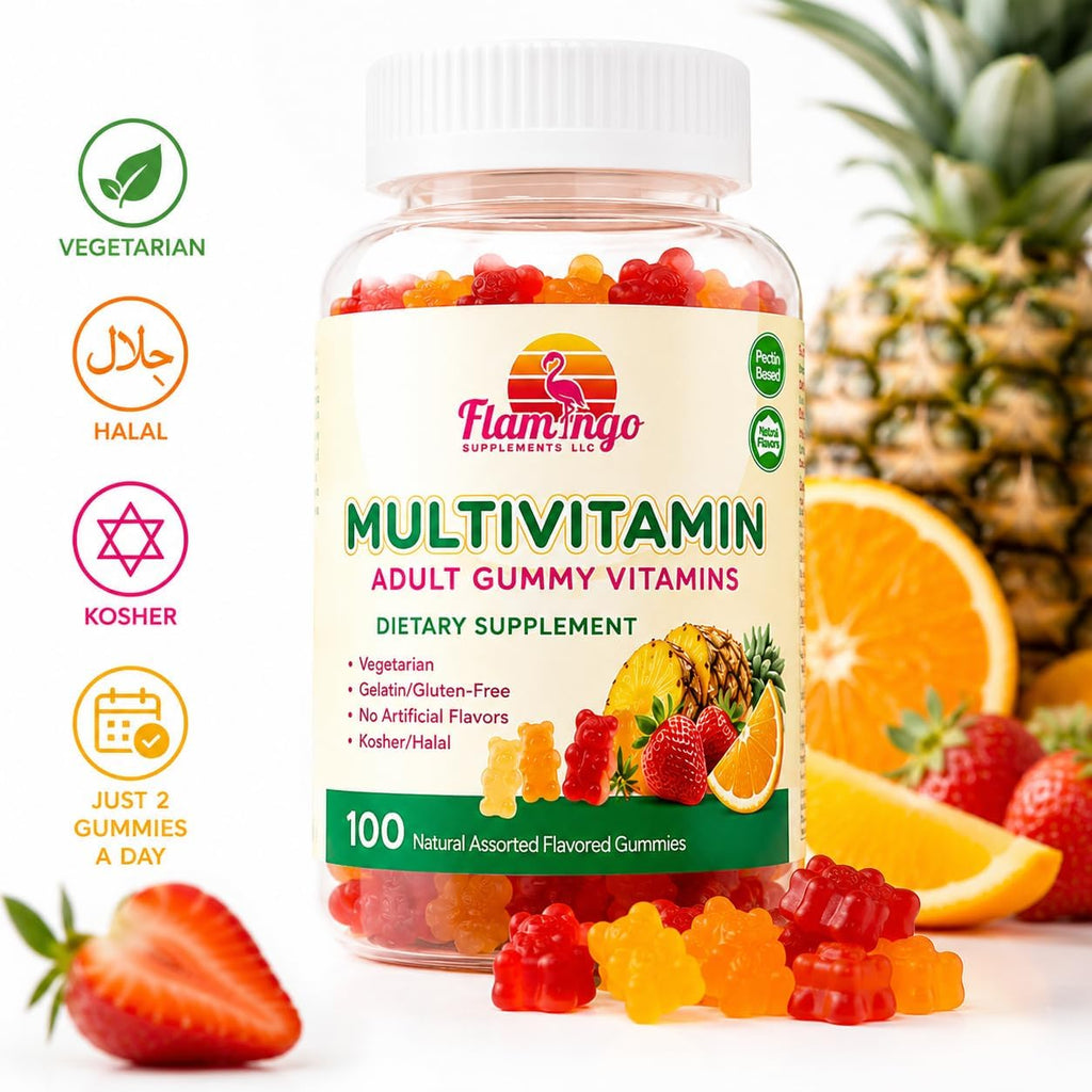 Flamingo Supplements Gomitas Multivitamínicas - 100 Gomitas Multivitamínicas