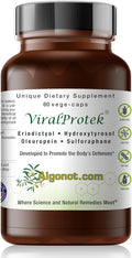 Algonot ViralProtek® Suplemento Vegano 60 cápsulas, Apoyo Inmunológico