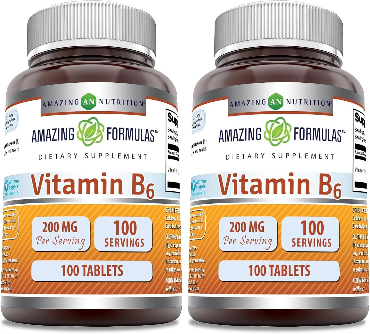 Amazing Formulas Vitamina B6 Piridoxina 200mg 100 Comprimidos