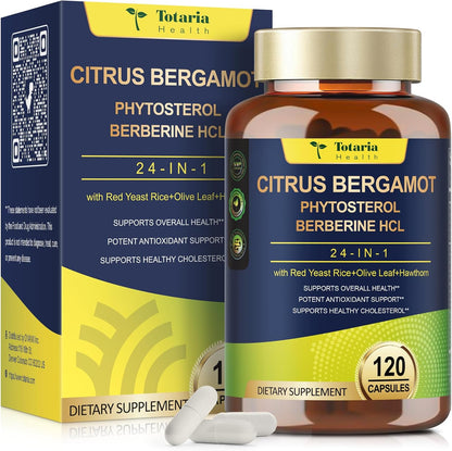 Citrus Bergamot de Totaria - Complemento con – Los esteroles vegetales contribuyen a mantener niveles normales de – Image 1