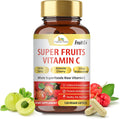 Organic Veda Super Fruits Vitamina C - Amla y Acerola con Bioflavonoides - 120 Cápsulas Veganas