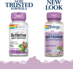 Solaray Butterbur Extract 50 mg 60 Cápsulas Vegetales (Paquete de 2)