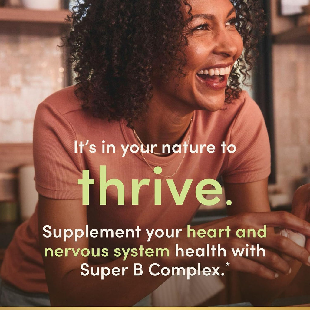 Nature's Bounty Super B Complex con Vitamina C y Ácido Fólico, Apoyo Inmunológico y Energético, 150 Comprimidos - Pack de 2