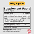 PureFormulas Vitamina D3 K2 5000 UI - 30 Cápsulas Vegetales