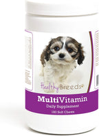 Healthy Breeds Cavachon Multivitamínico en Masticables Blandos para Perros, 180 Unidades