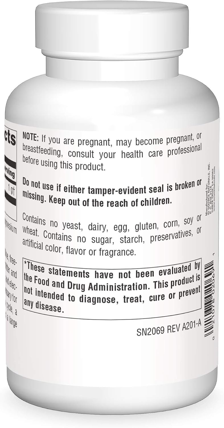Source Naturals Taurina, 1000mg - 240 Cápsulas