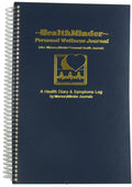 DIARIO DE BIENESTAR PERSONAL HEALTHMINDER. Diario de salud y bienestar, Cuaderno médico, Registro de síntomas. Lleva un registro de salud, peso, medicamentos, vitaminas, presión arterial, niveles de azúcar, salud general y bienestar.