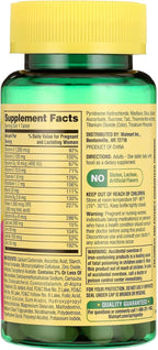 Spring Valley Multivitamínico Prenatal para Mujeres - 100 Comprimidos