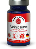 RaDoTech VeinoTune – Apoyo para la salud venosa con castaño de indias 300 mg y vitamina C, 60 comprimidos