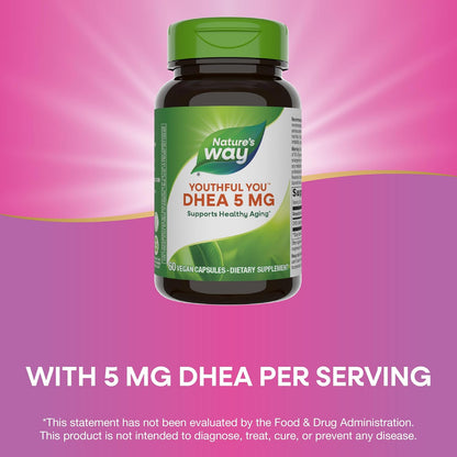 Nature's Way Youthful You DHEA 5 mg – 60 – Fabricado bajo estrictos controles de pureza y potencia. – Image 6