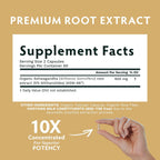 TRIBE ORGANICS Ashwagandha KSM-66 600 mg - Extracto de raíz orgánico - 120 cápsulas