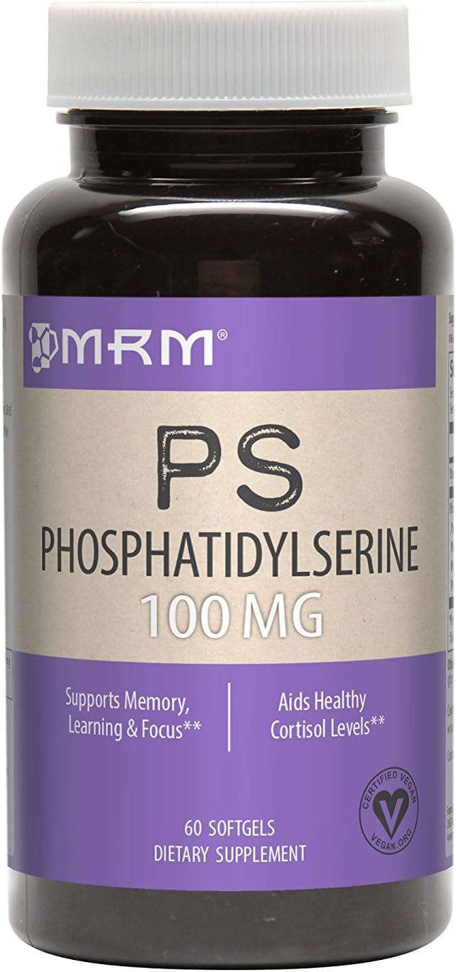 MRM Nutrition PS 10mg - Fosfatidilserina 100mg - 60 Cápsulas