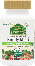 NaturesPlus Source of Life Garden Multivitamínico Familiar - 60 Comprimidos Masticables - Sabor a Bayas Mixtas