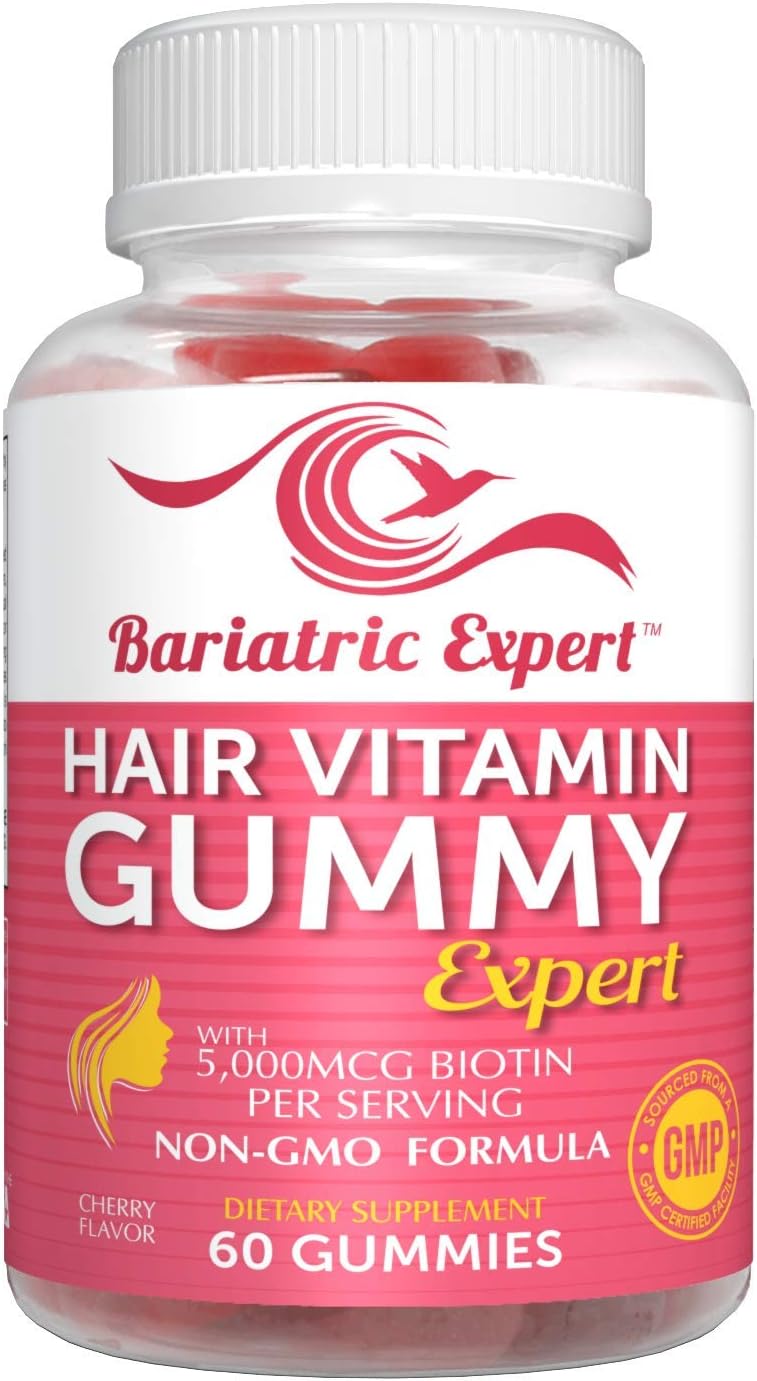 Bariatric Expert Gominolas de Vitaminas para el Cabello – Post Cirugía Bariátrica – 60 Unidades