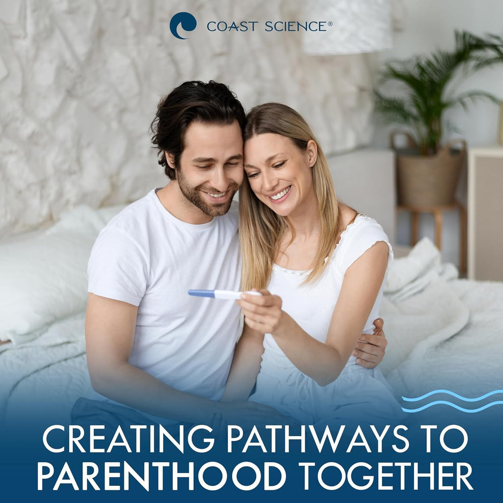 Coast Science MFSg6 - Male Fertility Supplement with CoQ10, Ashwagandha, and PQQ - 90 Capsules