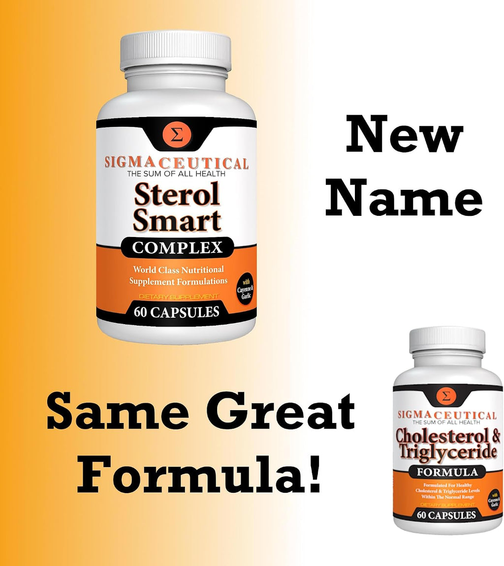 Complejo de Niacina, Beta-Sitosterol, Policosanol, Esteroles Vegetales, Ajo y Cayena - 60 Cápsulas