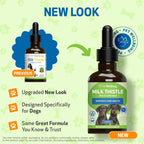 Pet Wellbeing Cardo Mariano para Perros - Suplemento Líquido Orgánico 2 oz