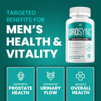 UroSync Suplemento para Hombres – Fórmula Avanzada UroSyncPro, 60 Cápsulas