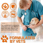 Cúrcuma para Perros FSLHCY - 180 Comprimidos Masticables Sabor a Pato