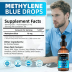 BIYODE Gotas de Azul de Metileno - Sin Formaldehído ni Alcohol - 1% para Uso Humano