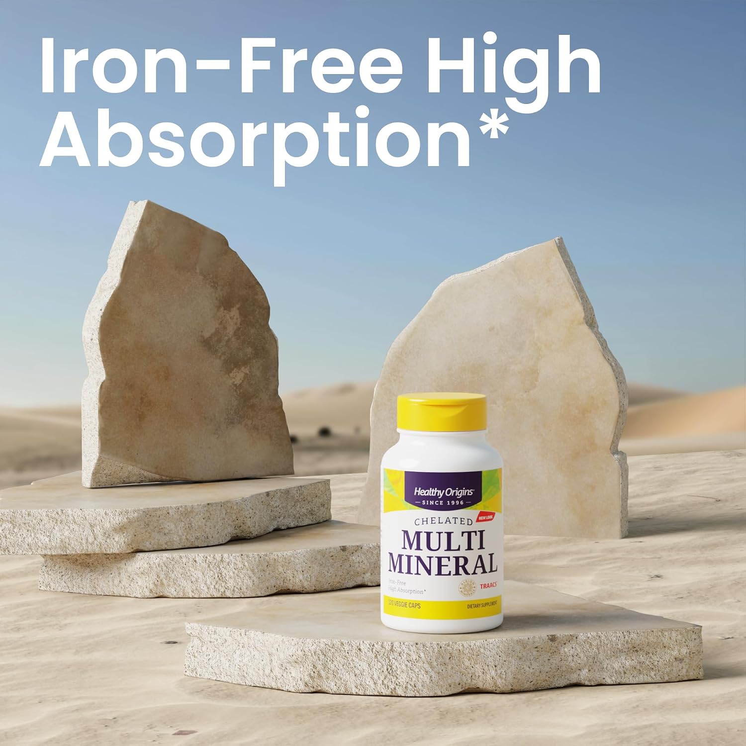 Healthy Origins Multimineral Chelated with Albion TRAACS - 120 Cápsulas Vegetales