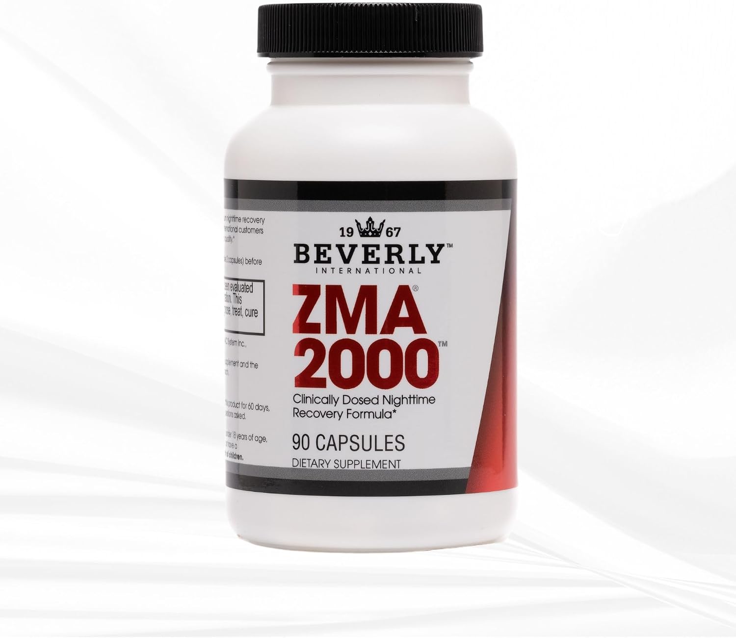 Beverly International ZMA 2000 - 90 Cápsulas - Zinc, Magnesio Aspartato y Vitamina B6