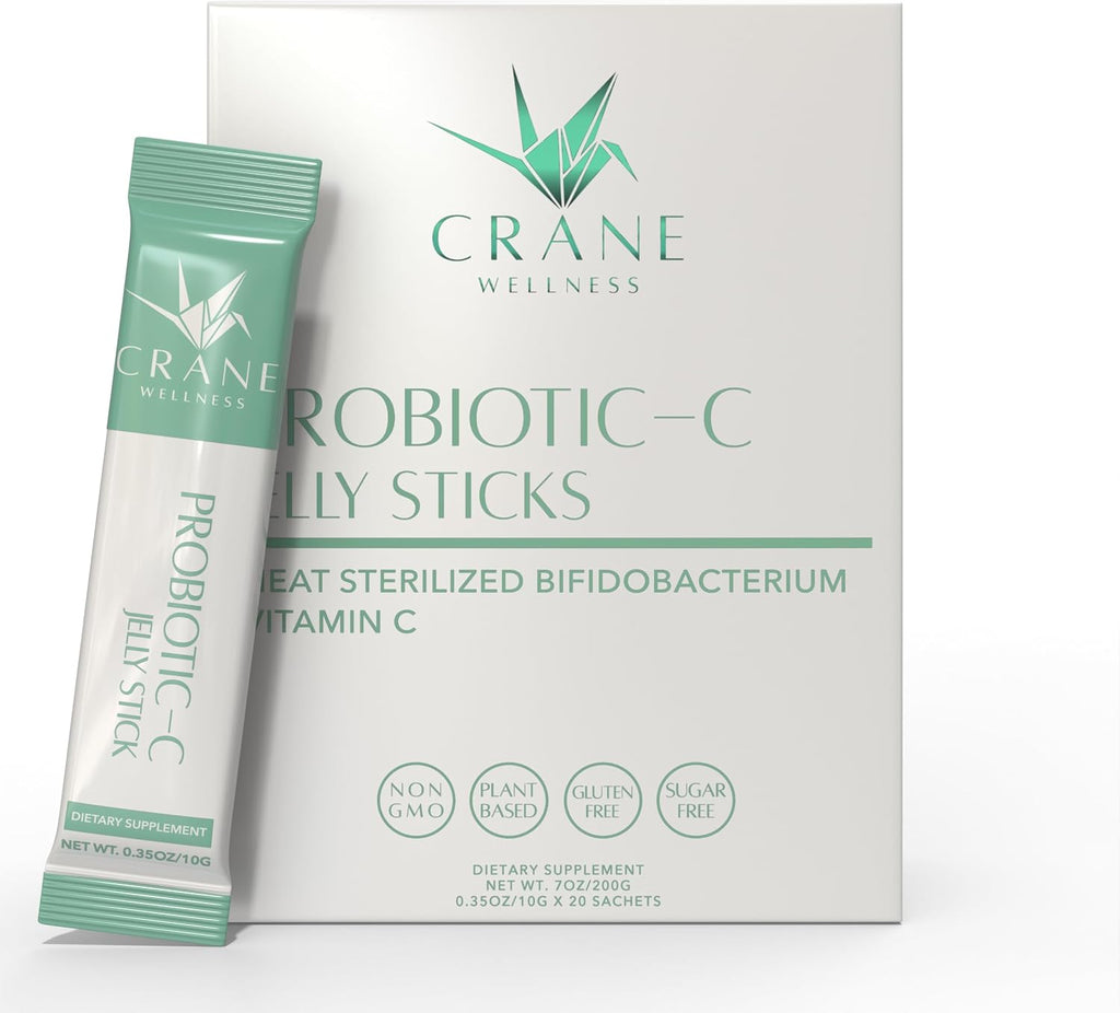 PROBIOTIC-C Jelly Sticks – Bifidobacterium y Vitamina C | 10 Billion UFC | Sin Gluten, Vegano, Sin Azúcar