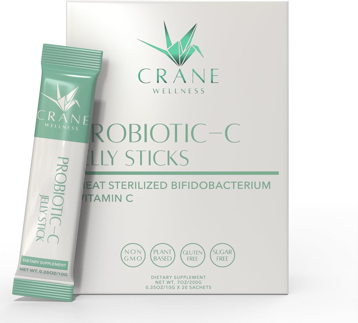 PROBIOTIC-C Jelly Sticks – Bifidobacterium y Vitamina C | 10 Billion UFC | Sin Gluten, Vegano, Sin Azúcar