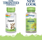 Solaray Semillas de Hinojo 450mg - 100 Cápsulas Veganas