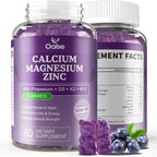 Gominolas de Calcio Magnesio Zinc con Vitamina D3 y K2 (120 uds)