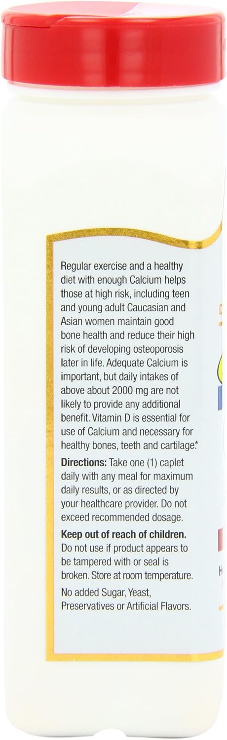 Calcio 1000mg con Vitamina D 800IU, 90 Comprimidos (Pack de 4)