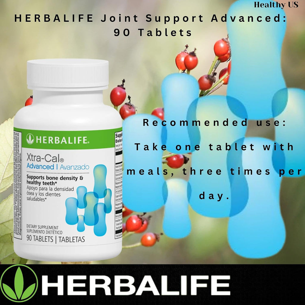 Herbalife Xtra-Cal Advanced: Comprimidos con Vitamina D y Minerales, Rico en Calcio (90 Comprimidos)
