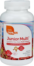 Zahler Junior Multi™ - Multivitamínico Infantil Completo - Sabor Cereza Natural - 180 Comprimidos Masticables