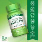 Nature's Truth Super Strength Water Pill con Potasio (90 comprimidos) - Vegano, Sin Gluten