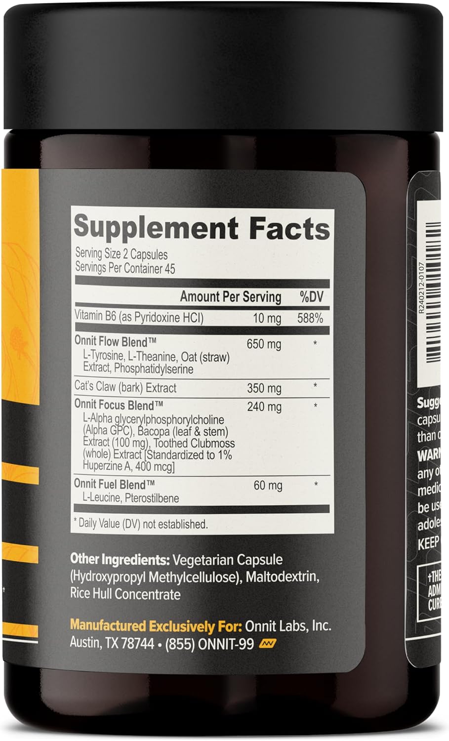 ONNIT Pack Cognitivo y Estado de Ánimo: Alpha Brain (90 cápsulas) + New Mood (60 cápsulas)