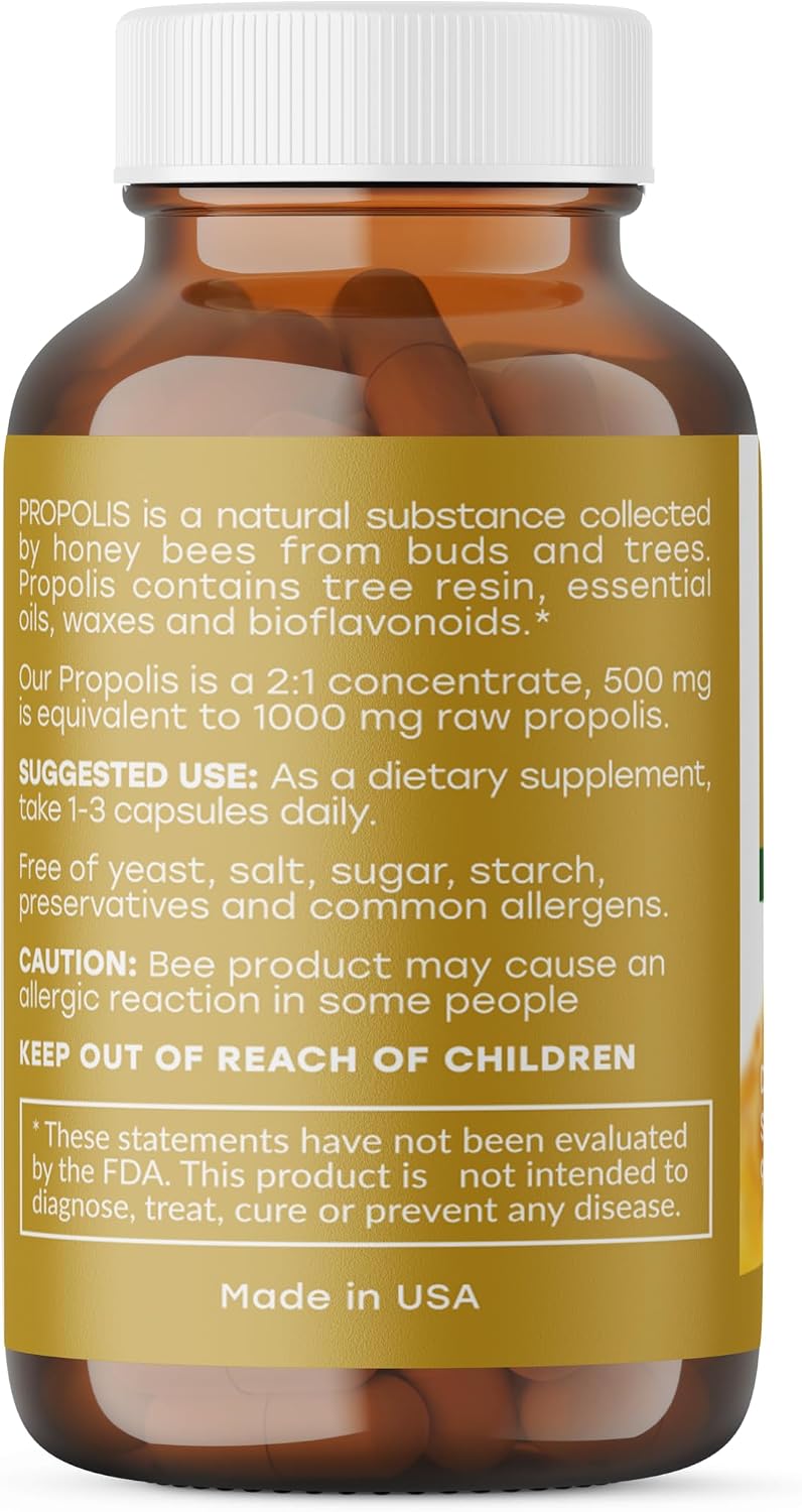 Propóleo Estandarizado, 1000 mg, 90 Cápsulas