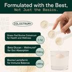 Adapt Naturals Bio-Avail Calostro Bovino con Lactoferrina y Beta-Glucano - 2500mg, 30 Días