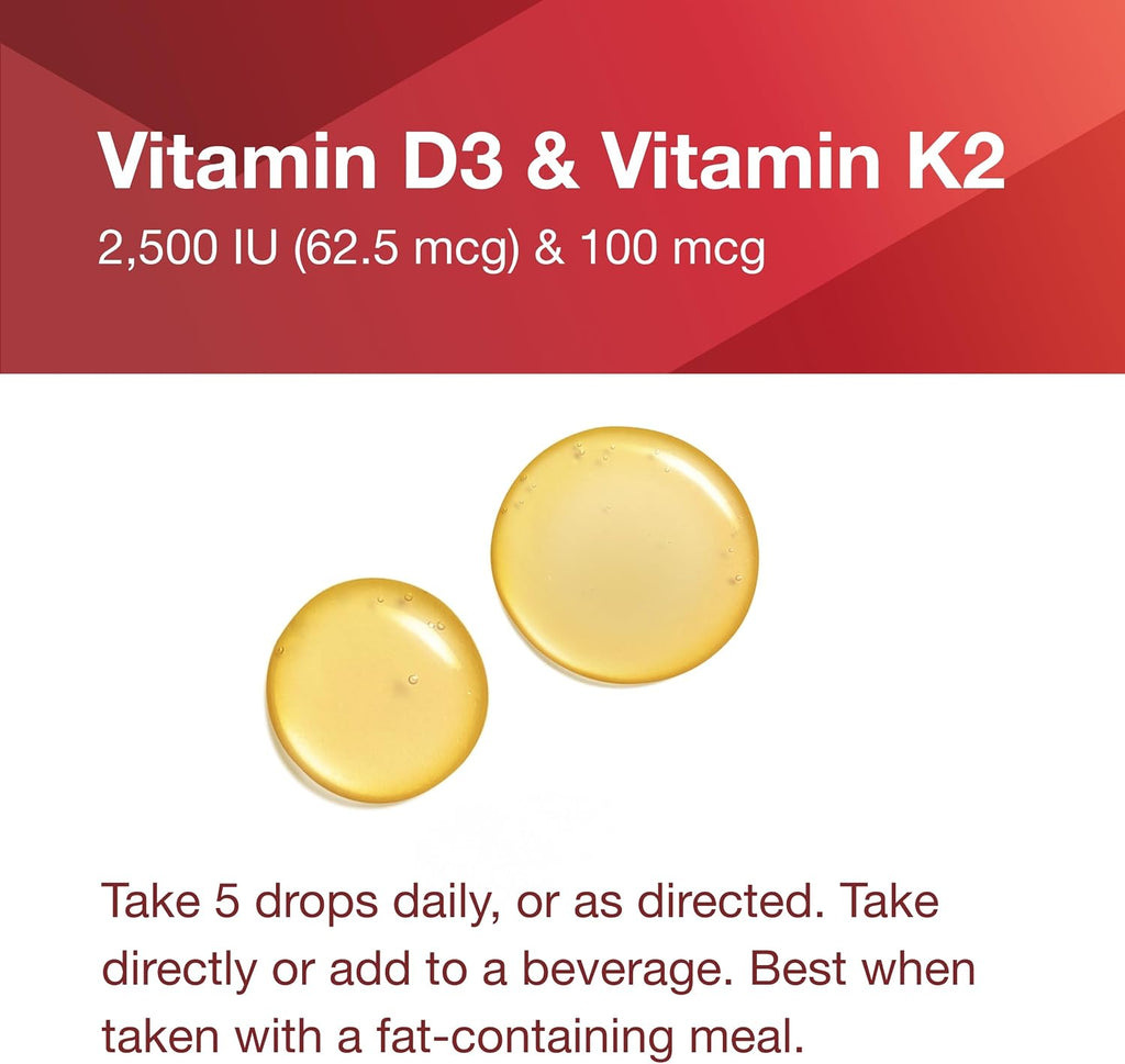 Protocol for Life Balance – Vitamina D3 y K2 Líquida (2500 UI + 100 mcg)