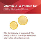 Protocol for Life Balance – Vitamina D3 y K2 Líquida (2500 UI + 100 mcg)