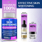 Glutathione 2000mg - 120 Cápsulas - Complemento Alimenticio Antioxidante