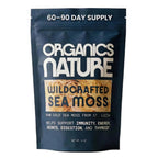 Organics Nature Raw Wildcrafted Sea Moss - Musgo Marino Salvaje Crudo 113g (4 oz)