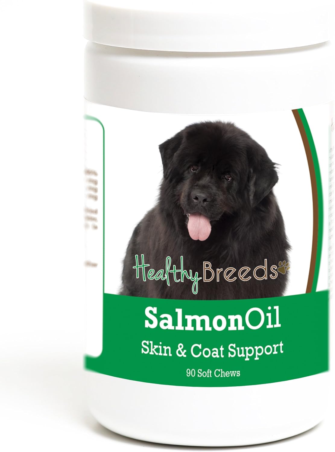 Healthy Breeds Newfoundland Aceite de Salmón Masticables Blandas, 90 Unidades