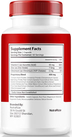 NutraRize GlucoVita Cápsulas - 60 Cápsulas