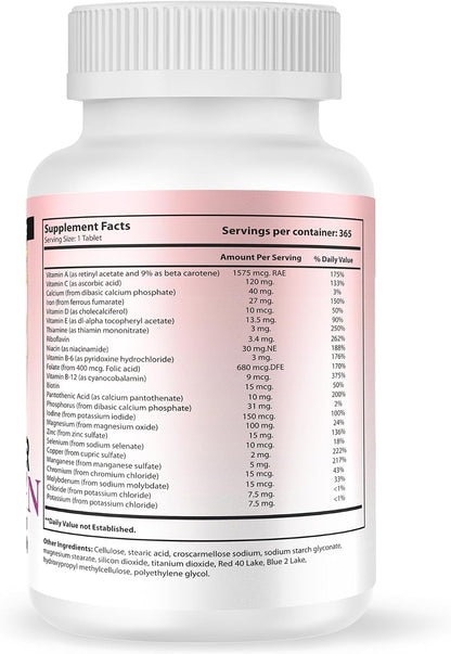 Multivitaminas Forever Woman 365 tabletas - – Mejorar la salud de cabello, piel y uñas: nutrientes como la – Image 3