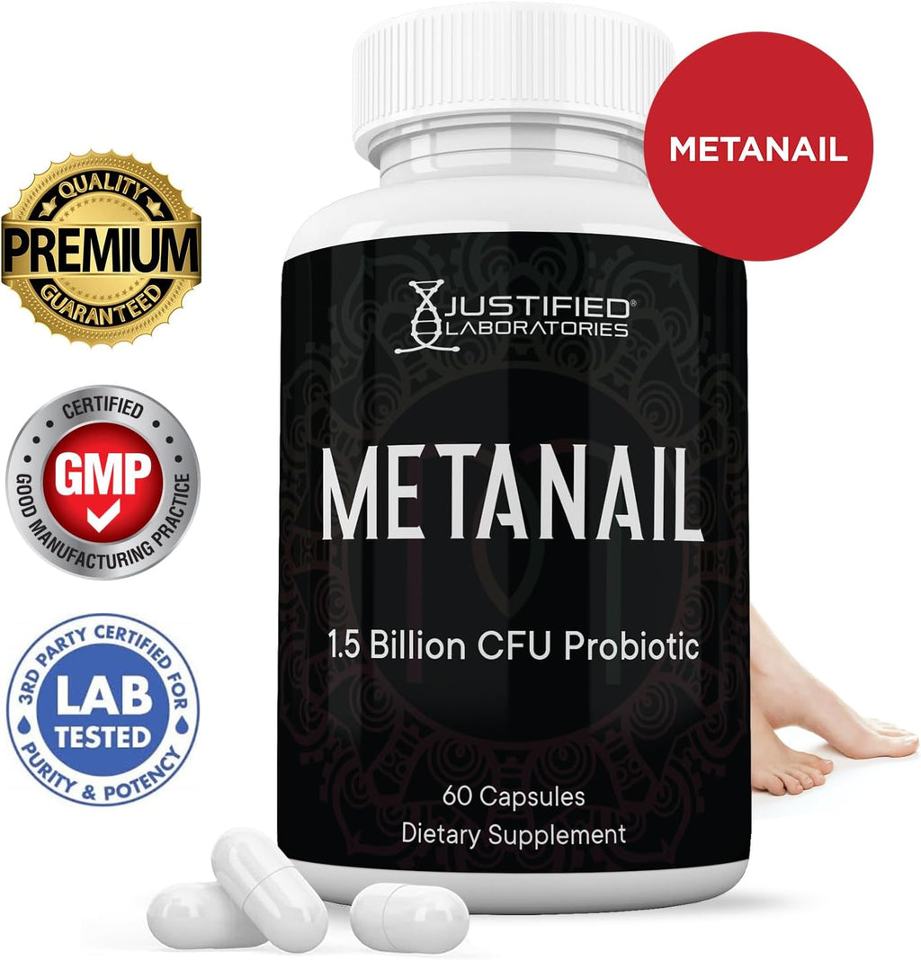 Justified Laboratories Metanail Probiótico 1.5B UFC 60 Cápsulas
