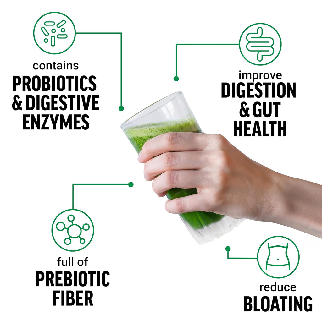 Force Factor Smarter Greens Superfoods Powder, Pack de 3, 90 porciones